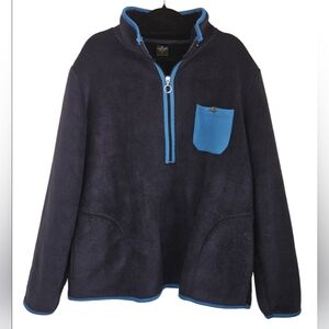 Cuddl Duds Women''s Fleece Sherpa Half Zip Pullover Size Large